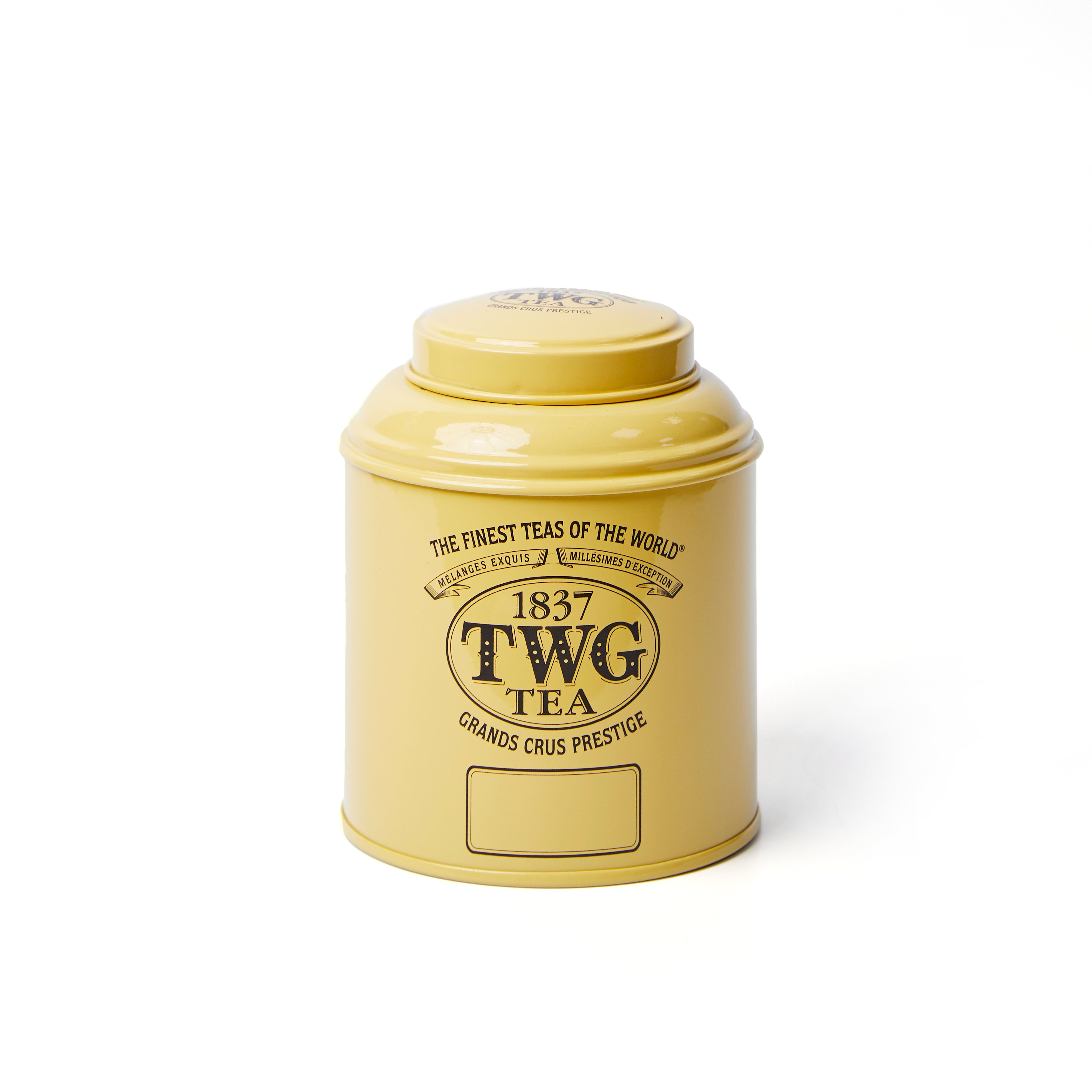 Classic TWG Tea tin in yellow