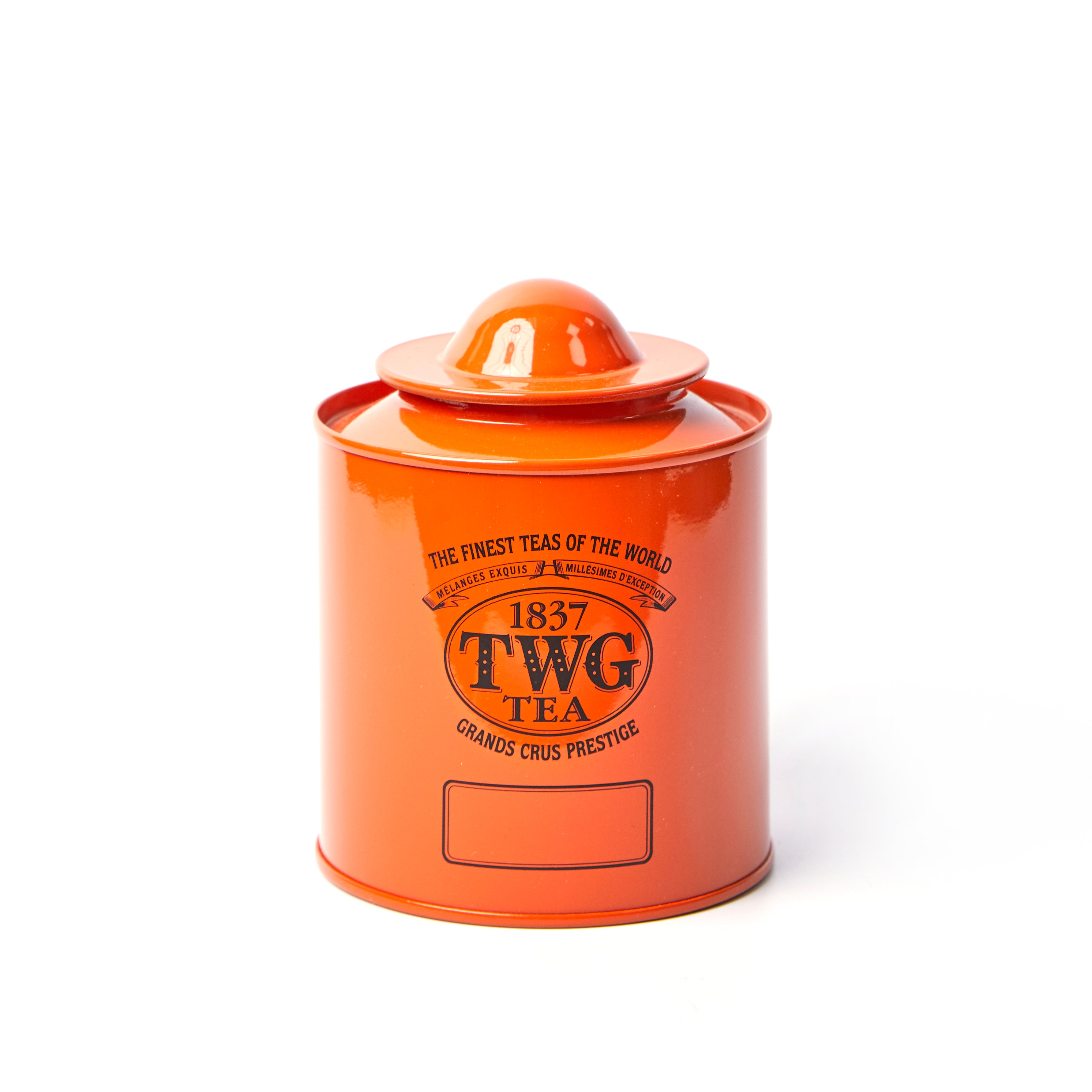 Saturn TWG Tea tin in Orange